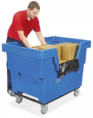 Heavy Duty Poly Box Trucks in Stock ULINE