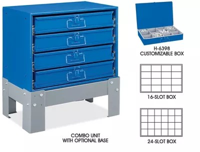 Compartment Boxes, Steel Compartment Box, Parts Boxes in Stock ULINE