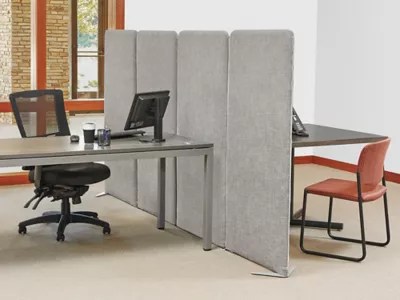 Zippered Office Dividers, Zippered Office Panels in Stock ULINE