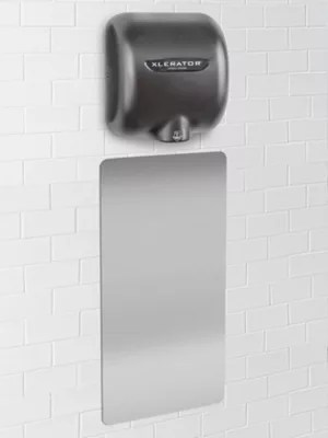 Hand Dryer Splash Guard, Hand Dryer Splashback Panel in Stock ULINE.ca