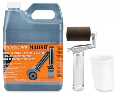 Marsh® Ink, Marsh® Stencil Brush in Stock ULINE