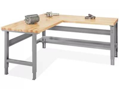 LShaped Industrial Packing Tables in Stock Uline.ca