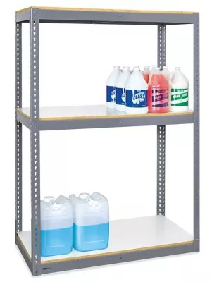 Wide Span Storage Racks Laminate Board in Stock Uline