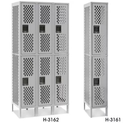 Uline Ventilated Double Tier Lockers in Stock ULINE