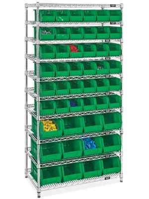 Wire Stackable Bin Organizers in Stock ULINE