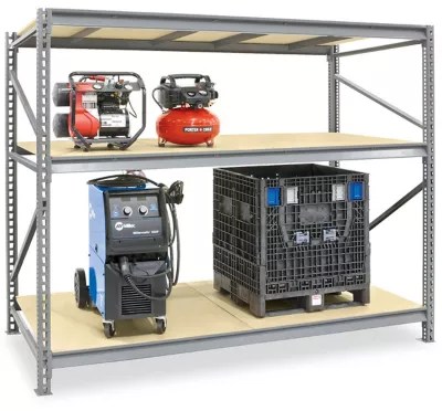 Bulk Storage Racks with Particle Board Shelves in Stock ULINE.ca