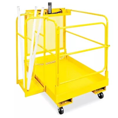 Forklift Cage, Forklift Work Platform in Stock ULINE.ca