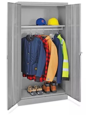 Metal Wardrobe Wardrobe Storage in Stock ULINE