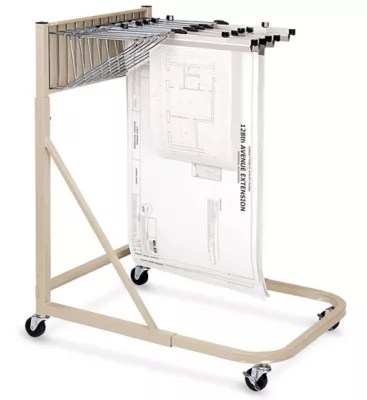 Blueprint Racks, Plan Racks, Hanging Clamps in Stock ULINE.ca