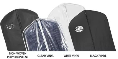Vinyl Garment Bags, Dress Bags, Gown Garment Bags in Stock ULINE