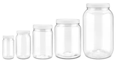 PET Plastic Jars, Clear PET Jars in Stock ULINE