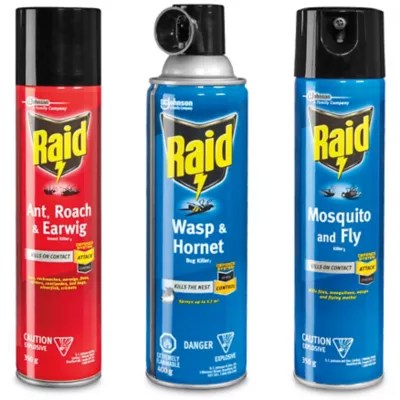 Wasp Spray, Roach Spray, Raid® Insecticides in Stock ULINE.ca