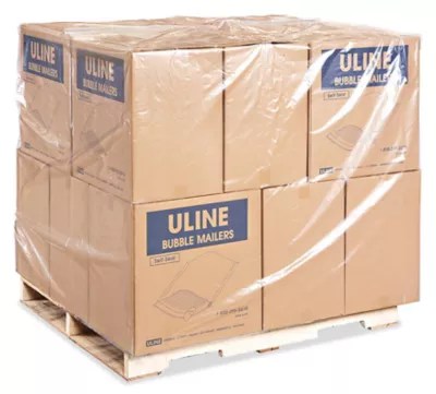 Gaylord Liners, Gaylord Covers, Clear Pallet Covers in Stock ULINE