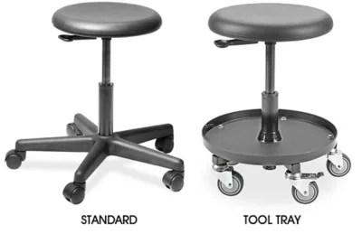 Polyurethane Mobile Shop Stools in Stock Uline.ca