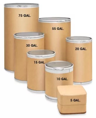 Fiber Drums, 55 Gallon Fiber Drums, Cardboard Barrels in Stock ULINE.ca