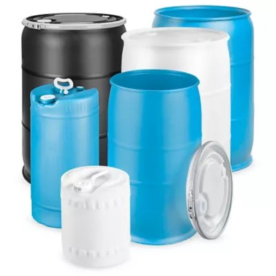 Plastic Drums, Plastic Barrels, 55 Gallon Plastic Drums in Stock ULINE.ca