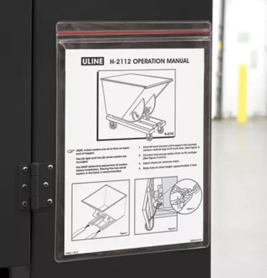 Reclosable Press On Vinyl Envelopes in Stock ULINE