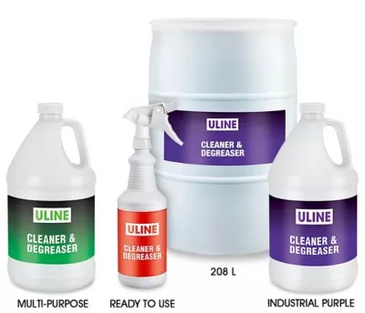 Uline Industrial Cleaners in Stock ULINE.ca