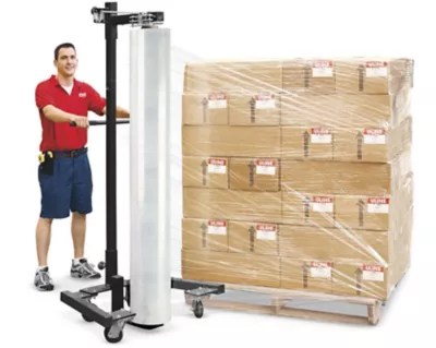 Portable Stretch Wrap Dispenser/Film in Stock ULINE.ca