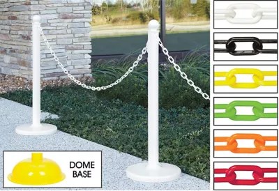 Plastic Chain, Yellow Plastic Chain, Yellow Safety Chain in Stock ULINE.ca