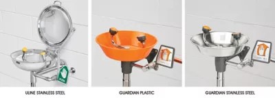 Wall Mount Eyewash Station, Mounted Eyewash in Stock ULINE