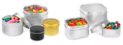 Metal Tins, Candle Tins, Tin Containers, Candy Tins in Stock ULINE.ca
