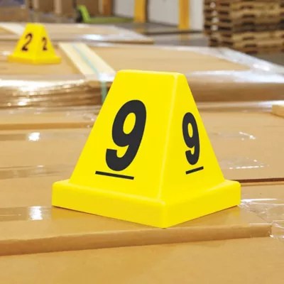 Numbered Cones in Stock ULINE.ca