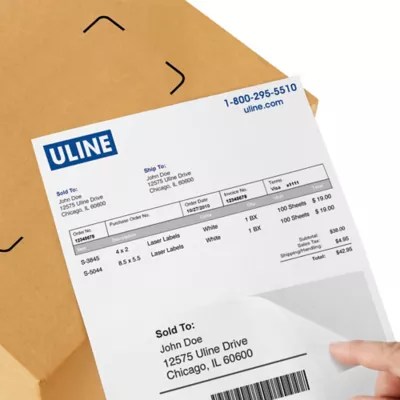 Integrated Labels in Stock ULINE.ca