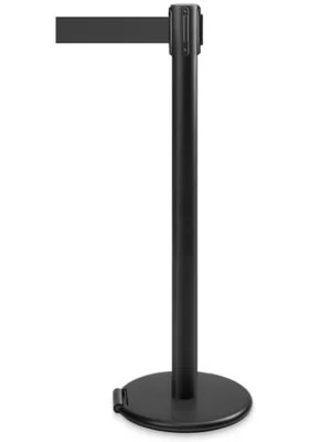 Wheeled Retractable Barriers and Stanchions in Stock ULINE