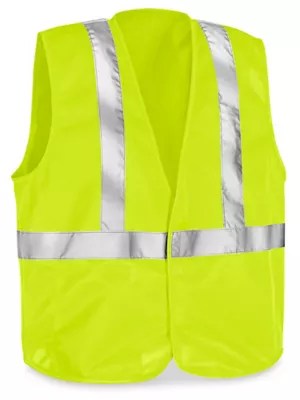 Solid HiVis Safety Vest in Stock ULINE