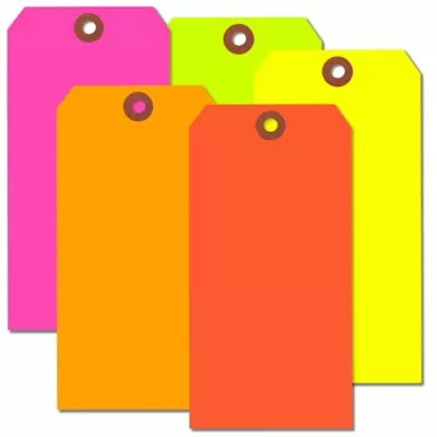 Fluorescent Tags in Stock ULINE