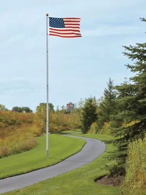 Telescoping Flagpole in Stock Uline