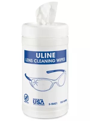 Uline PopUp Lens Cleaning Wipes in Stock ULINE.ca
