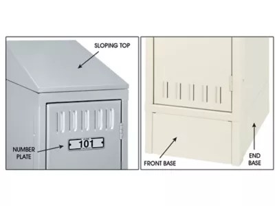 Locker Accessories, Locker Base Plates in Stock - ULINE