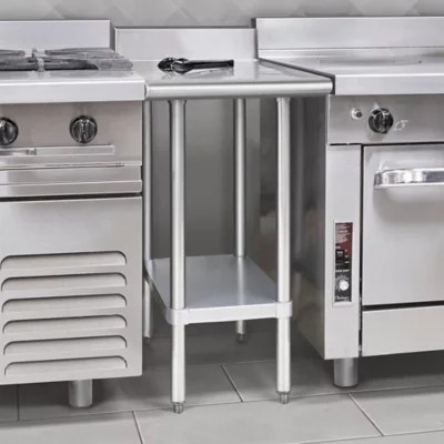 Stainless Steel Filler Tables in Stock ULINE.ca