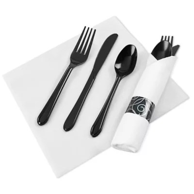 CaterWrap® Rolled Cutlery in Stock ULINE