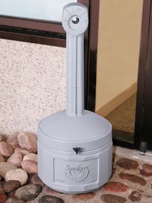Plastic Smoker's Receptacles in Stock ULINE