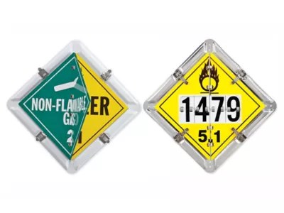 FlipFile Truck Placards in Stock ULINE