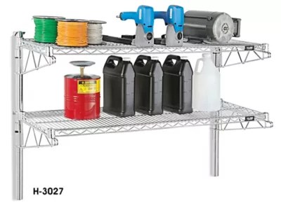 Wall Mounted Shelving, Wall Mount Wire Shelving in Stock ULINE