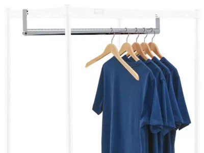 Wire Shelving Hanging Bars, Chrome Hanging Bars in Stock ULINE.ca