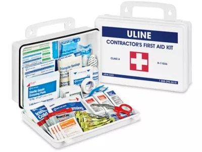 Contractor's First Aid Kit in Stock ULINE