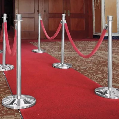Black Velvet Rope, Velvet Rope Crowd Control in Stock ULINE.ca