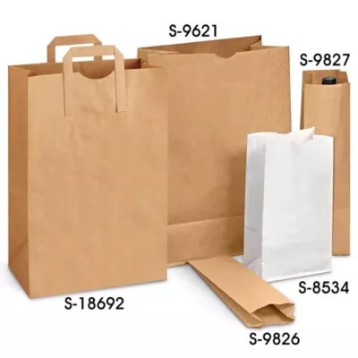 Grocery Bags, Paper Lunch Bags, Paper Grocery Bags in Stock ULINE.ca
