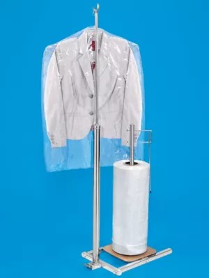 Garment Bag Dispenser Rack in Stock ULINE