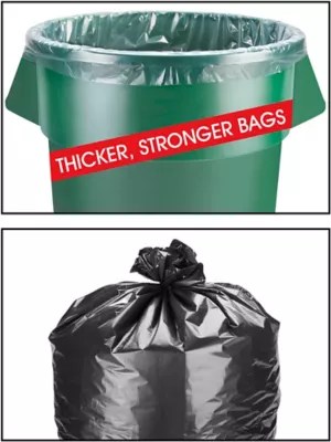 Heavy Duty Trash Bags, Industrial Garbage Bags in Stock ULINE