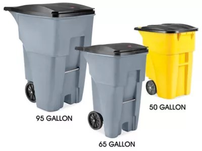 Trash Cans with Wheels in Stock Uline.ca