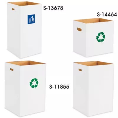 Cardboard Trash Cans in Stock ULINE.ca