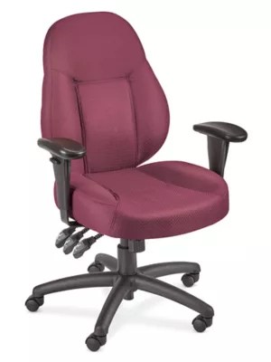 Deluxe Fabric Task Chair in Stock ULINE