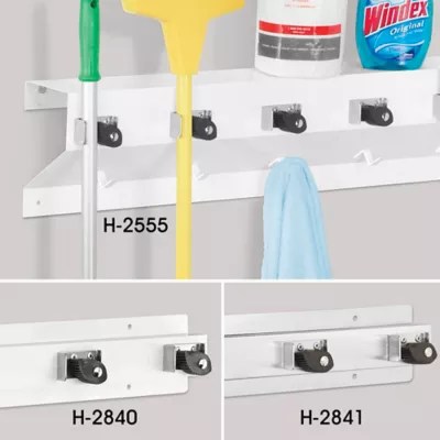 Broom Holder, Mop Holder, Mop Racks in Stock ULINE
