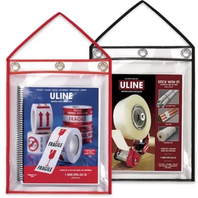 Deluxe Job Ticket Holders in Stock ULINE.ca
